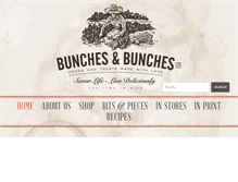 Tablet Screenshot of bunches-bunches.com